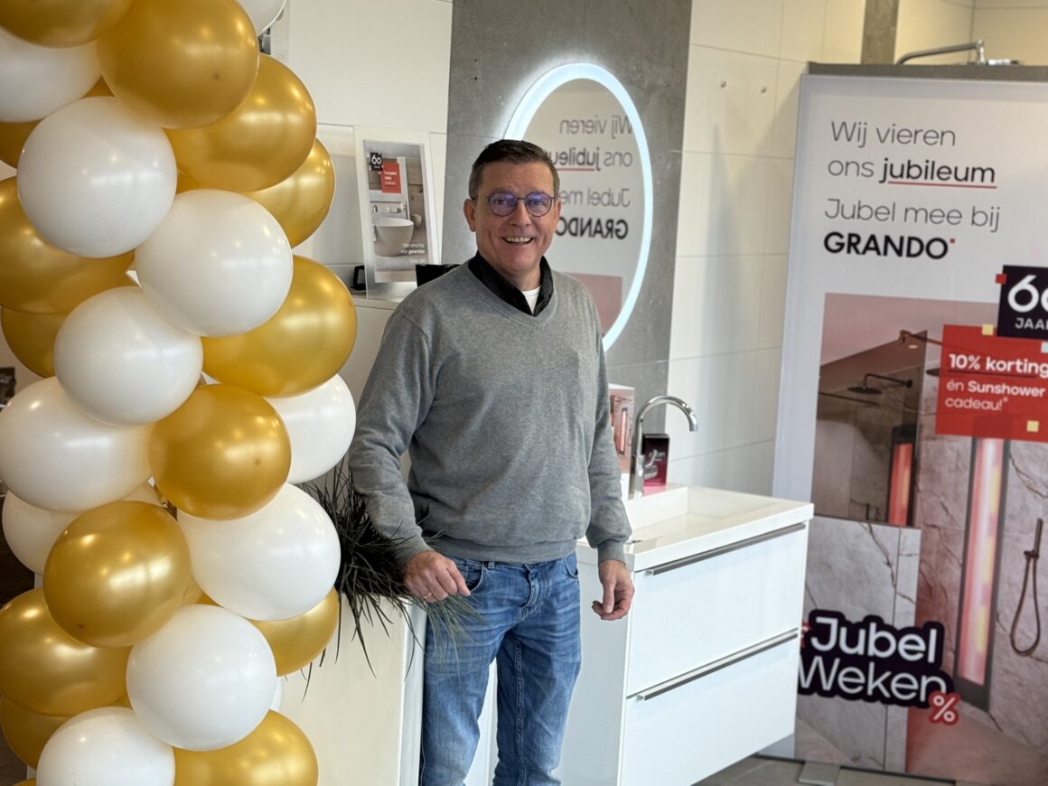 Grando Badkamers Almelo bestaat 60 jaar